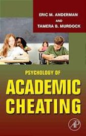 book Psychology of academic cheating