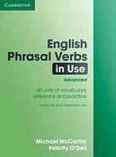 book English phrasal verbs in use : advanced