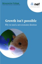 book Growth isn't possible : why we need a new economic direction