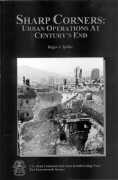book Sharp corners : urban operations at century's end