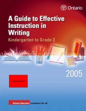 book A guide to effective instruction in writing, kindergarten to grade 3