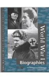 book World War I:  Biographies