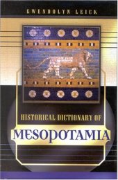 book Historical Dictionary of Mesopotamia