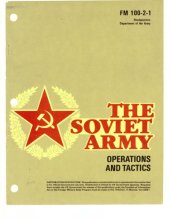 book The Soviet Army, operations and tactics