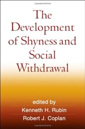 book The Development of Shyness and Social Withdrawal