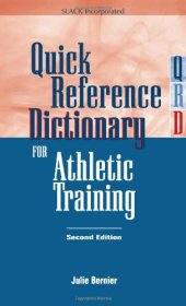 book Quick Reference Dictionary for Athletic Training