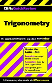 book CliffsQuickReview Trigonometry