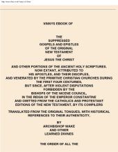 book The Forbidden Books of the original New Testament ... Translated ... by Archbishop Wake and other learned divines. [A new edition by Edward Hancock of William Hone's "Apocryphal New Testament."]