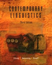 book Contemporary Linguistics: An Introduction