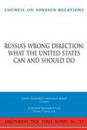 book Russia's wrong direction : what the United States can and should do : report of an independent task force