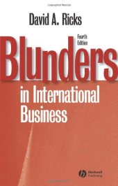 book Blunders in International Business