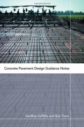 book Concrete Pavement Design Guidance Notes