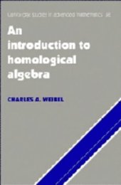 book An Introduction to Homological Algebra