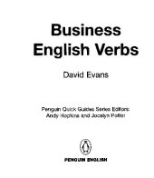 book Business English Verbs