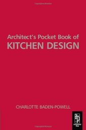 book Architect's Pocket Book Of Kitchen Design