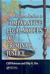 book An Introduction to Comparative Legal Models of Criminal Justice