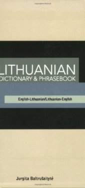 book Lithuanian-English/English-Lithuanian Dictionary & Phrasebook