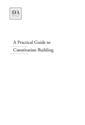 book A Practical Guide to Constitution Building