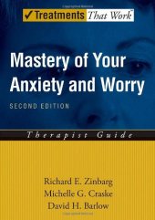 book Mastery of Your Anxiety and Worry