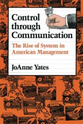 book Control through Communication: The Rise of System in American Management