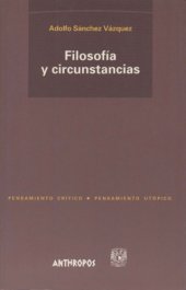 book Filosofía y Circunstancias