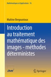 book Introduction au traitement mathématique des images - méthodes déterministes