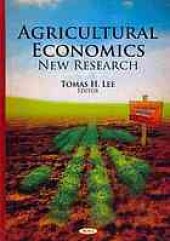 book Agricultural economics : new research