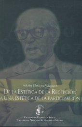 book De la Estética de la Recepción a una estética de la participación