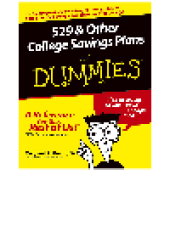 book 529 and Other College Savings Plans For Dummies