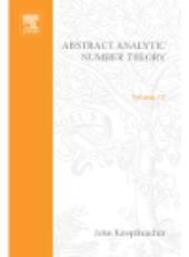 book Abstract analytic number theory. V12