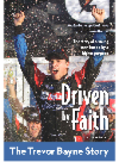 book Driven by Faith. The Trevor Bayne Story