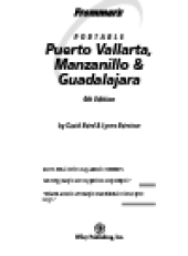 book Frommer's Portable Puerto Vallarta, Manzanillo & Guadalajara. Frommer's Portable Series, Book 50