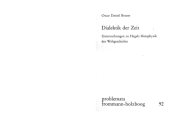 book Dialektik der Zeit. Untersuchungen zu Hegels Metaphysik der Weltgeschichte