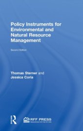 book Policy Instruments for Environmental and Natural Resource Management