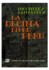 book La décima en el Perú