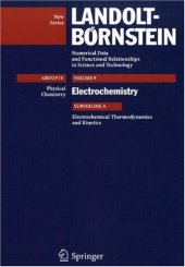 book Electrochemical Thermodynamics and Kinetics 