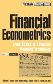 book Financial Econometrics: From Basics to Advanced Modeling Techniques