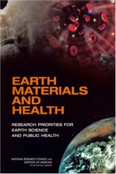 book Earth Materials and Health: Research Priorities for Earth Science and Public Health