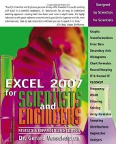 book Excel 2007 for Scientists and Engineers