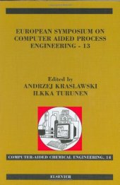 book European Symposium on Computer Aided Process Engineering-13, 36th European Symposium of the Working Party on Computer Aided Process Engineering