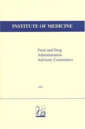 book Food and Drug Administration Advisory Committees