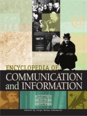 book Encyclopedia of Communication and Information