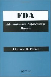 book FDA Administrative Enforcement Manual