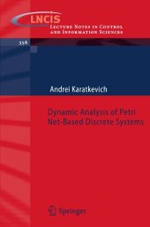 book Dynamic Analysis of Petri Net-Based Discrete Systems 