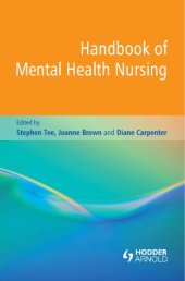 book Handbook of Mental Health Nursing