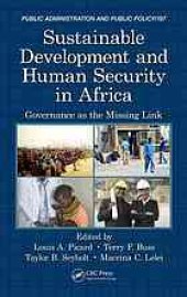 book Sustainable development and human security in Africa : governance as the missing link