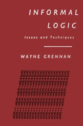 book Informal Logic: Issues and Techniques