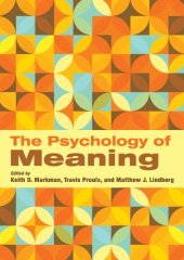 book The Psychology of Meaning