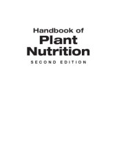 book Handbook of plant nutrition