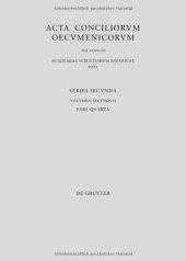 book Concilium Constantinopolitanum A. 691/2 in Trullo Habitum: (Concilium Quinisextum)